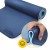 Коврик (мат) спортивный 4FIZJO TPE 180 x 60 x 0.6 см для йоги и фитнеса Blue/Sky Blue (P-5907739310132)