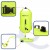 Буй для плавання Aquaget 2 в 1 15 л надувний AQ0039 Lime Green