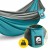 Туристический гамак Mountain Goat 300 x 200 см двухместный, подвесной Grey/Turquoise (P-5905973407977)