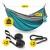 Туристический гамак Mountain Goat 300 x 200 см двухместный, подвесной Grey/Turquoise (P-5905973407977)