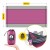 Туристический гамак Mountain Goat 270 x 140 см с москитной сеткой, одноместный, подвесной Pink/Grey (P-5905973408035)