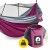 Туристический гамак Mountain Goat 270 x 140 см с москитной сеткой, одноместный, подвесной Pink/Grey (P-5905973408035)