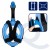 Маска для снорклінгу Aquaget повнолицьова Size L/XL AQ0003 Blue/Black
