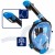 Маска для снорклінгу Aquaget повнолицьова Size L/XL AQ0003 Blue/Black