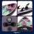Надувна SUP дошка Aquaget 320 см з веслом AQ0047 Black/Violet