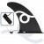 Надувна SUP дошка Aquaget 320 см з веслом AQ0047 Black/Violet