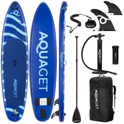 Надувна SUP дошка Aquaget 350 см з веслом AQ0041 Blue Надувна SUP дошка Aquaget 350 см з веслом AQ0041 Blue