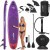 Надувна SUP дошка Aquaget 350 см з веслом AQ0043 Violet/Red