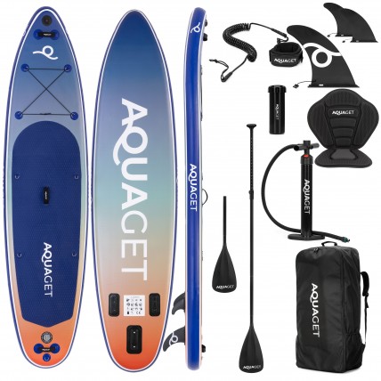 Надувна SUP дошка Aquaget 350 см з веслом AQ0044 Blue/Orange Надувна SUP дошка Aquaget 350 см з веслом AQ0044 Blue/Orange