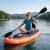 Надувна SUP дошка Aquaget 350 см з веслом AQ0045 Orange/Navy Blue