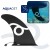Надувна SUP дошка Aquaget 350 см з веслом AQ0045 Orange/Navy Blue