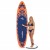 Надувна SUP дошка Aquaget 350 см з веслом AQ0045 Orange/Navy Blue
