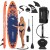 Надувна SUP дошка Aquaget 350 см з веслом AQ0045 Orange/Navy Blue