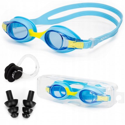 Очки для плавания Aquaget детские AQ0014 Sky Blue