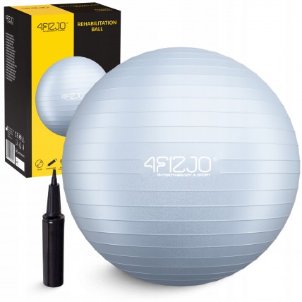 М'яч для фітнесу (фітбол) 4FIZJO 75 см Anti-Burst Grey (P-5905973404808) М'яч для фітнесу (фітбол) 4FIZJO 75 см Anti-Burst Grey (P-5905973404808)
