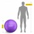 М'яч для фітнесу (фітбол) 4FIZJO 65 см Anti-Burst Violet (P-5905973404778) М'яч для фітнесу (фітбол) 4FIZJO 65 см Anti-Burst Violet (P-5905973404778)