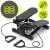 Степпер (мини-степпер) Actiget Actistep с эспандерами ACT0173 Black