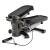 Степпер (мини-степпер) 4FIZJO ProStep X 2 в 1 с эспандерами Black (P-5905973410731)
