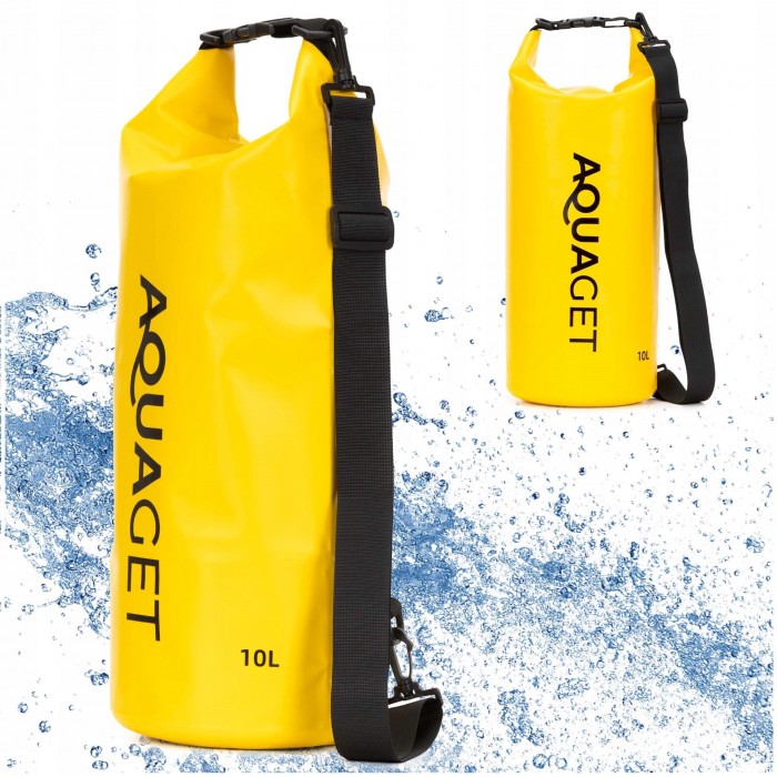 Гермомішок Aquaget 10 л водозахисний AQ0022 Yellow Гермомішок Aquaget 10 л водозахисний AQ0022 Yellow