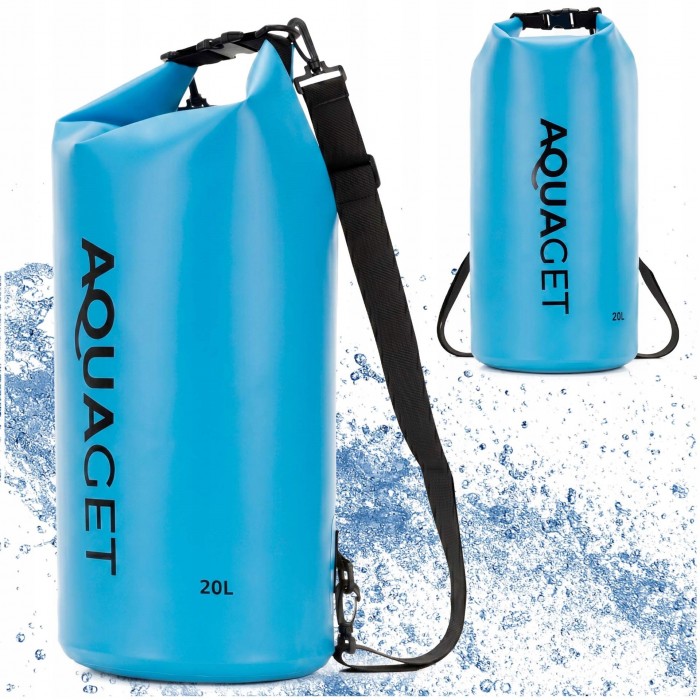 Гермомішок Aquaget 20 л водозахисний AQ0023 Sky Blue Гермомішок Aquaget 20 л водозахисний AQ0023 Sky Blue