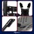 Набір для снорклінгу Aquaget маска із трубкою та ласти AQ0008 Black/Grey