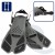 Набір для снорклінгу Aquaget маска із трубкою та ласти AQ0008 Black/Grey