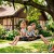 Гойдалка-гніздо Springos кругла, плетена 100 см SPR0047 Black Гойдалка-гніздо Springos кругла, плетена 100 см SPR0047 Black
