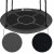 Качели-гнездо Springos круглые 110 см NS027 Black/Grey Качели-гнездо Springos круглые 110 см NS027 Black/Grey