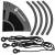 Качели-гнездо Springos круглые 110 см NS027 Black/Grey Качели-гнездо Springos круглые 110 см NS027 Black/Grey