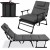 Крісло-розкладачка садове Springos складне GC0067 Grey/Black