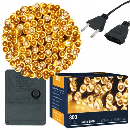 Гирлянда Springos 20 м 300 LED 8 режимов CL0336 Warm White Гирлянда Springos 20 м 300 LED 8 режимов CL0336 Warm White
