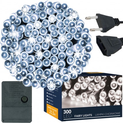 Гирлянда Springos 20 м 300 LED 8 режимов CL0337 Cold White Гирлянда Springos 20 м 300 LED 8 режимов CL0337 Cold White