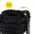 Канат тренировочный Cornix Battle Rope 12 м для кроссфита XR-0574 Black