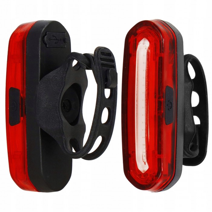 Велосипедный фонарь Springos задний USB, аккумуляторный BA0057