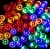 Гірлянда на батарейках Springos 5 м 50 LED 8 режимів CL4107 Mix