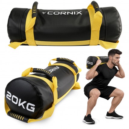 Мешок для кроссфита Cornix 20 кг тренировочный XR-0551 Black/Yellow