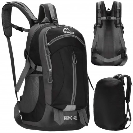 Туристический рюкзак Springos 60 л CS0132 Black/Grey Туристический рюкзак Springos 60 л CS0132 Black/Grey