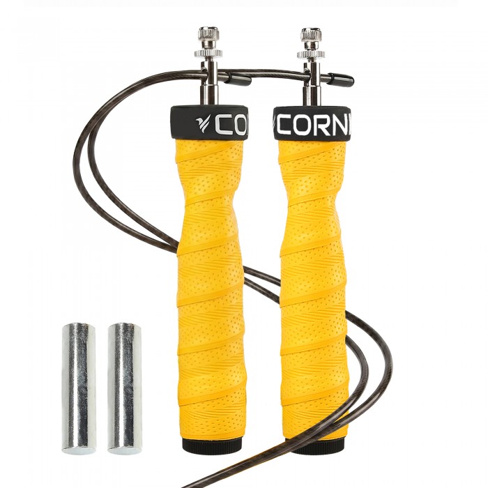 Скакалка швидкісна для кросфіту Cornix Speed Rope Pro XR-0521 Yellow Скакалка швидкісна для кросфіту Cornix Speed Rope Pro XR-0521 Yellow