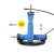 Скакалка швидкісна для кросфіту Cornix Speed Rope Pro XR-0522 Blue Скакалка швидкісна для кросфіту Cornix Speed Rope Pro XR-0522 Blue