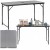Кемпинговый стол Springos 120 x 60 см складной CS0183 Grey/Black