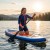 Весло для SUP дошки Aquaget 160-208 см регульоване, складне AQ0051 Black