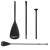 Весло для SUP дошки Aquaget 160-208 см регульоване, складне AQ0051 Black