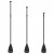Весло для SUP дошки Aquaget 160-208 см регульоване, складне AQ0051 Black