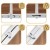 Набор кемпинговый Springos складной стол и стулья 4 шт CS0178 Brown/Silver