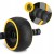 Ролик (гімнастичне колесо) для преса 4FIZJO Ab Wheel XL Black/Yellow (P-5907739314444)