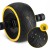 Ролик (гімнастичне колесо) для преса 4FIZJO Ab Wheel XL Black/Yellow (P-5907739314444)