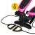 Степпер (міні-степпер) 4FIZJO Evo з еспандерами Black/Pink (P-5905973403870)