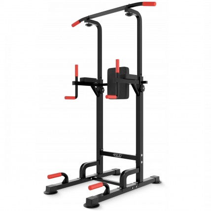 Многофункциональная стойка для подтягиваний 4FIZJO Pro регулируемая Black (P-5905973402620)