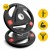 Диск олимпийский 4FIZJO 2 x 10 кг 51 мм металлический, прорезиненный Black (P-5905973401289)