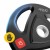 Диск олимпийский 4FIZJO 2 x 10 кг 51 мм металлический, прорезиненный Black (P-5905973401289)